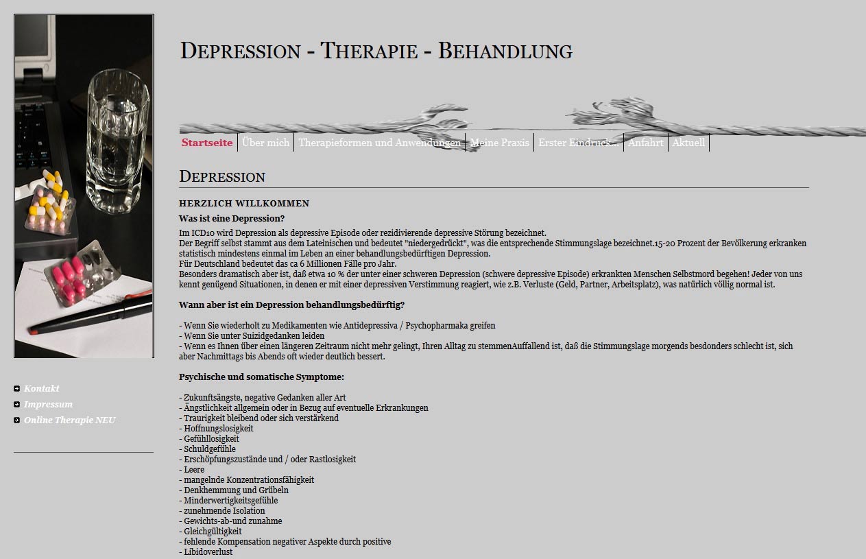 depression behandlung